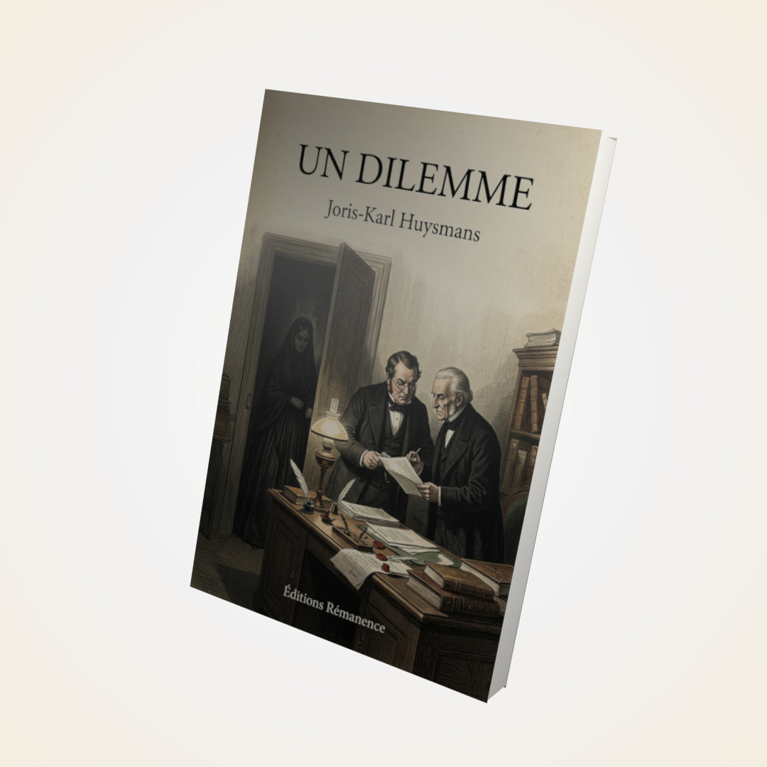 Livre Un dilemme - Joris-Karl Huysmans - Couverture 3D
