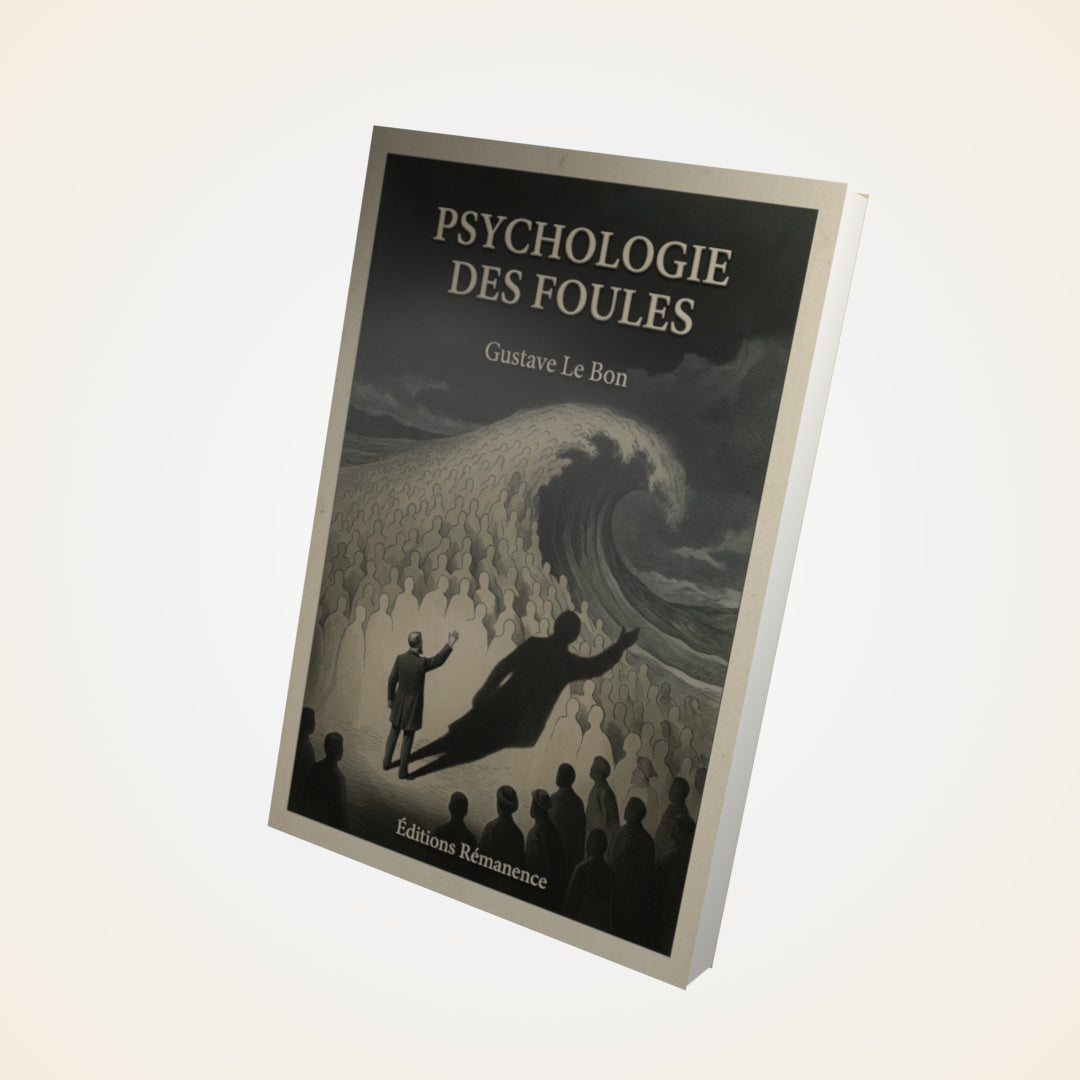 Livre Psychologie des foules - Gustave Le Bon - Couverture 3D