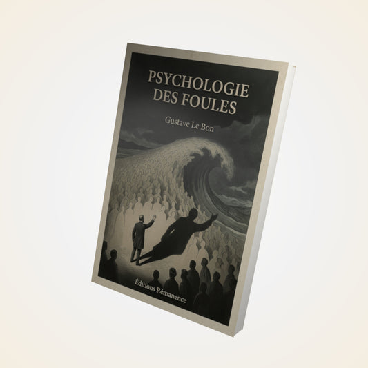 Livre Psychologie des foules - Gustave Le Bon - Couverture 3D