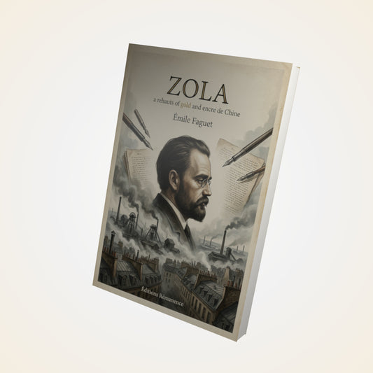 Livre Zola - Émile Faguet - Couverture 3D