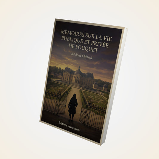 Livre Mémoires sur la vie publique et privée de Fouquet - Adolphe Chéruel - Couverture 3D