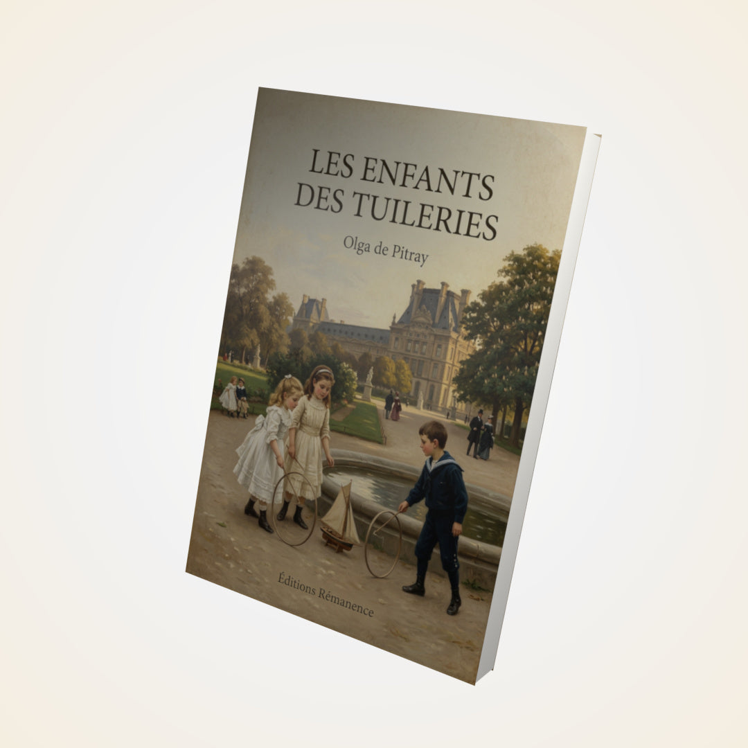 Livre Les enfants des Tuileries - Olga de Pitray - Couverture 3D