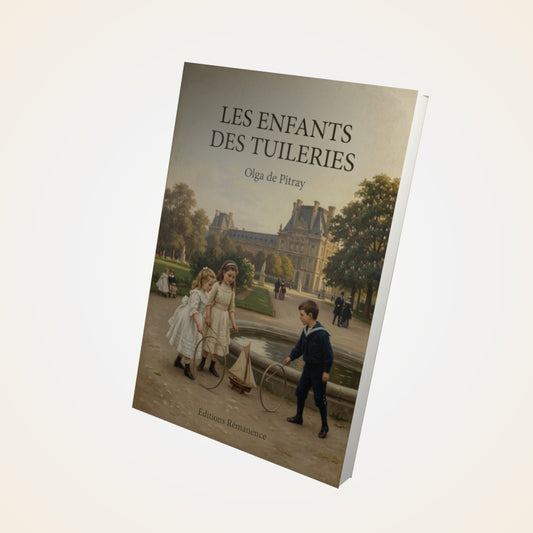 Livre Les enfants des Tuileries - Olga de Pitray - Couverture 3D