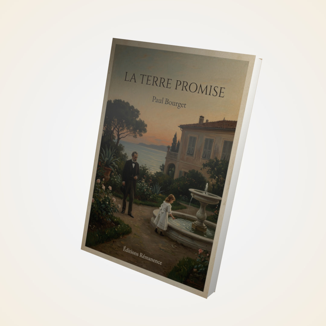 Livre La terre promise - Paul Bourget - Couverture 3D