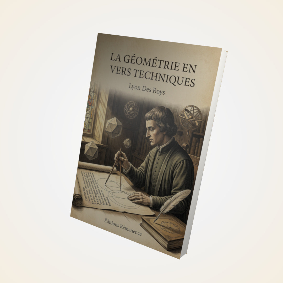 Livre La géométrie en vers techniques - Lyon Des Roys - Couverture 3D