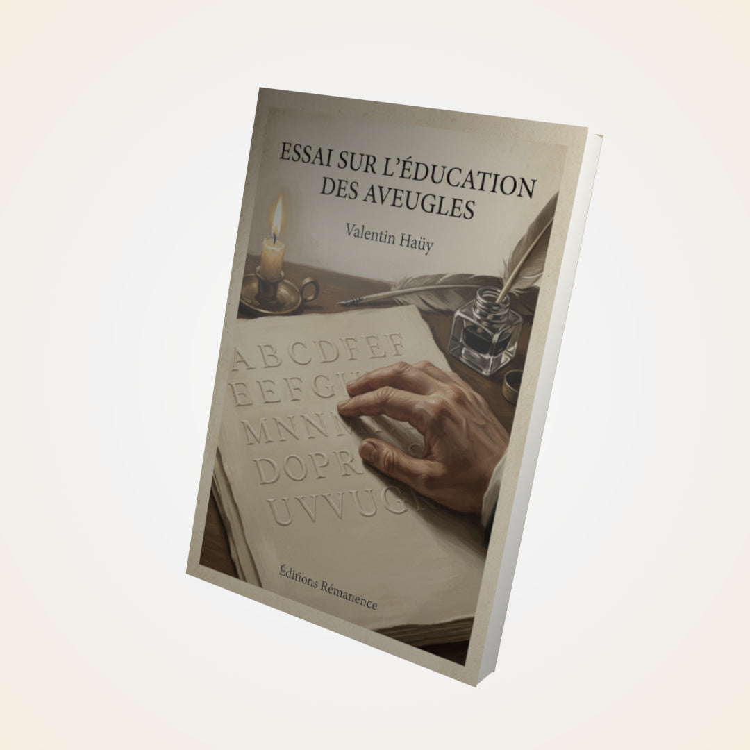 Livre Essai sur l'éducation des aveugles - Valentin Haüy - Couverture 3D