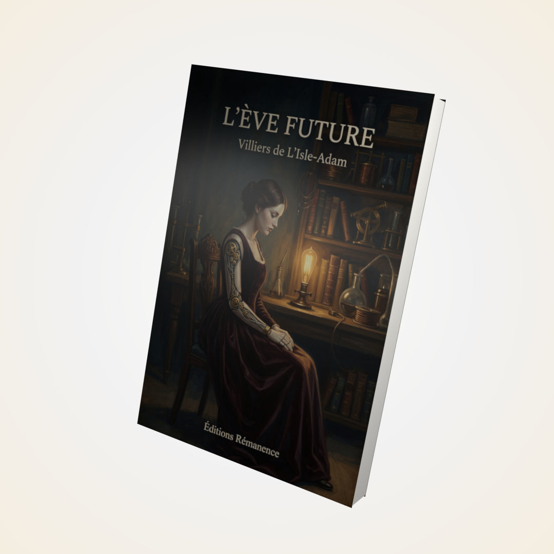 Livre L'Ève future - Villiers de L'Isle-Adam - Couverture 3D