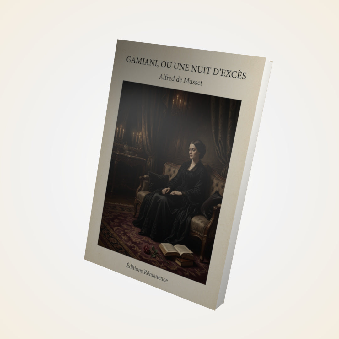 Livre Gamiani, ou Une nuit d'excès - Alfred de Musset - Couverture 3D
