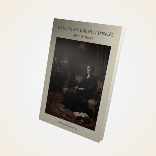 Livre Gamiani, ou Une nuit d'excès - Alfred de Musset - Couverture 3D