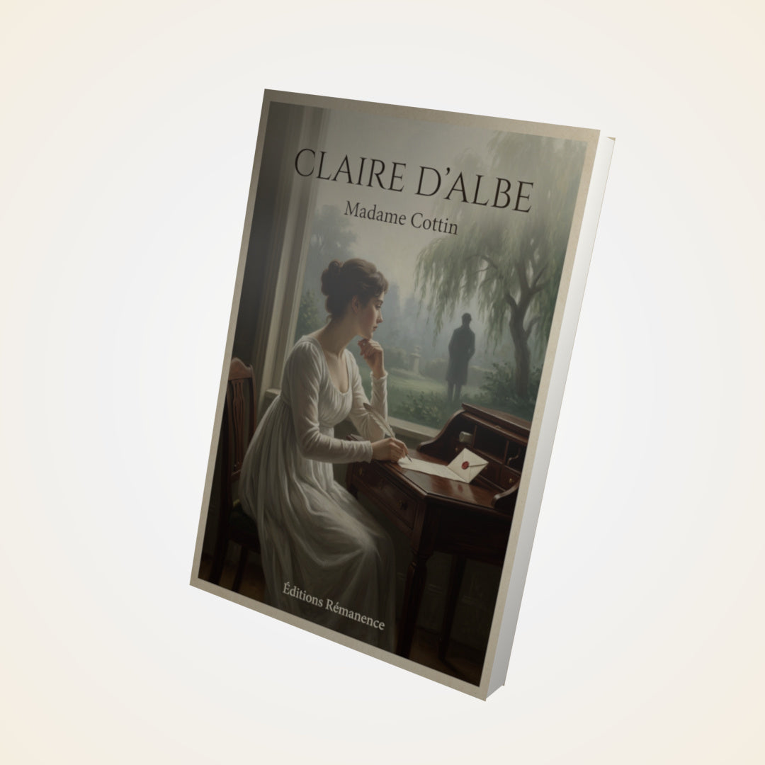 Livre Claire d'Albe - Madame Cottin - Couverture 3D
