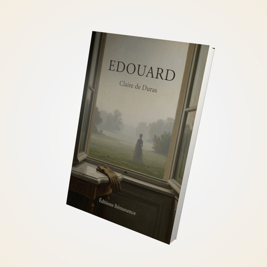 Livre Edouard - Claire de Duras - Couverture 3D