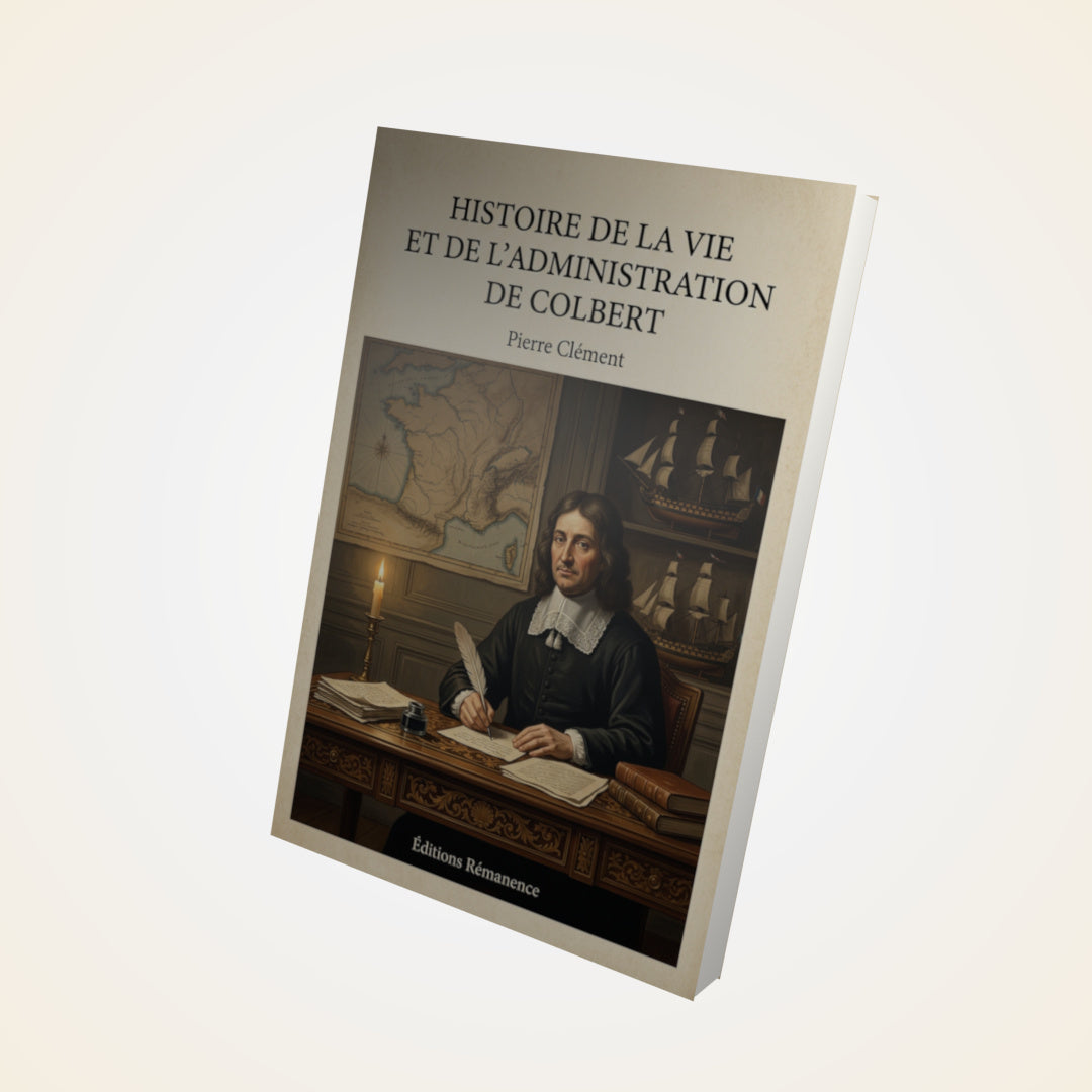 Livre Histoire de la vie et de l'administration de Colbert - Pierre Clément - Couverture 3D