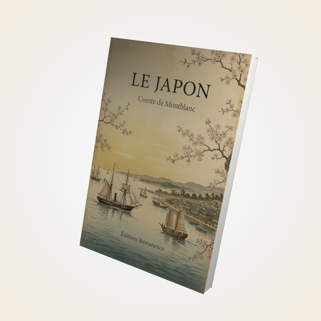 Livre Le Japon - Comte de Montblanc - Couverture 3D