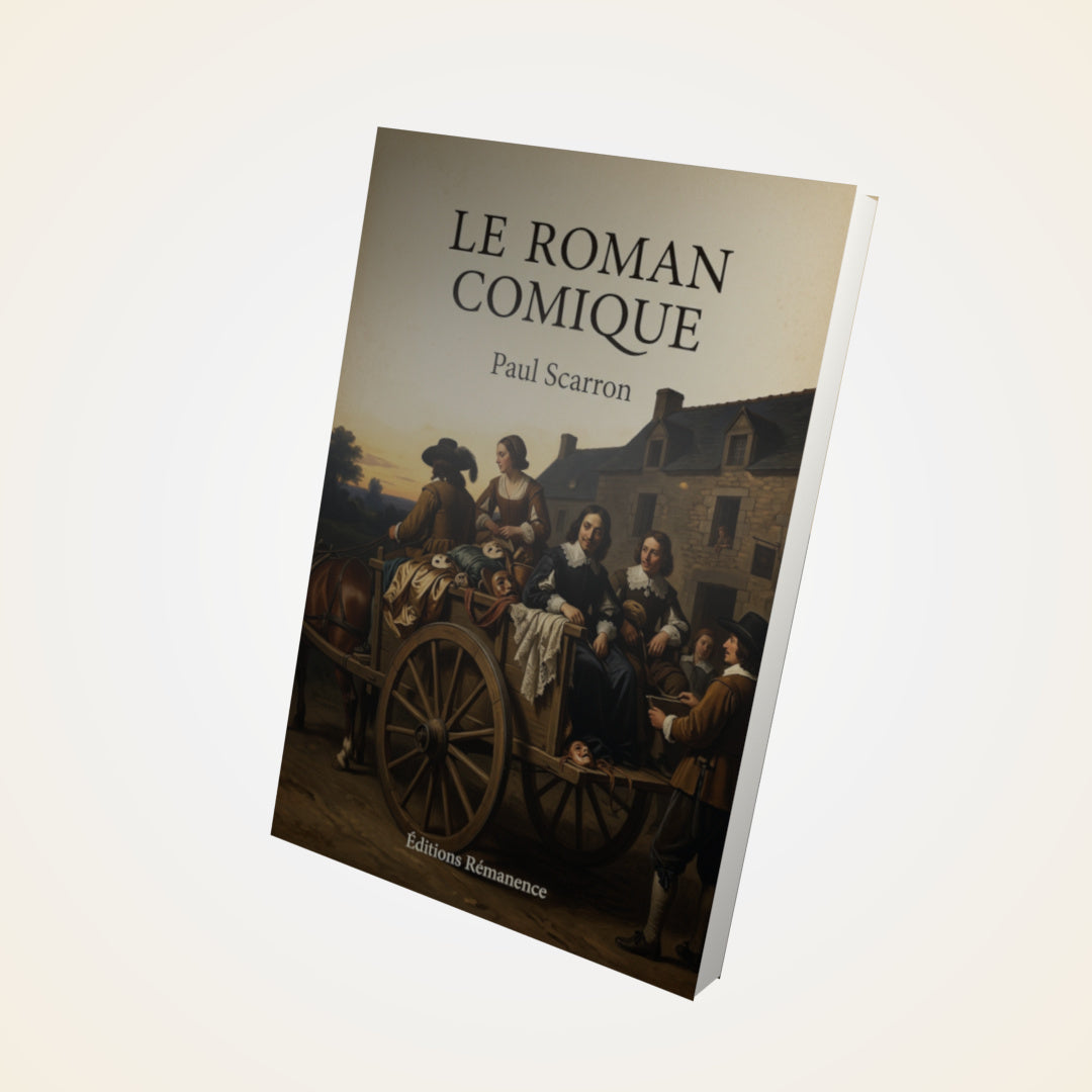 Livre Le Roman Comique - Paul Scarron - Couverture 3D