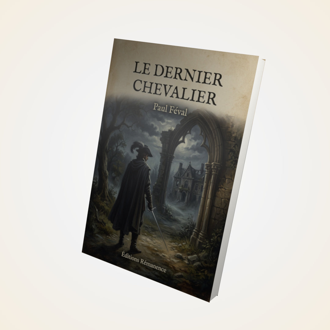 Livre Le dernier chevalier - Paul Féval - Couverture 3D