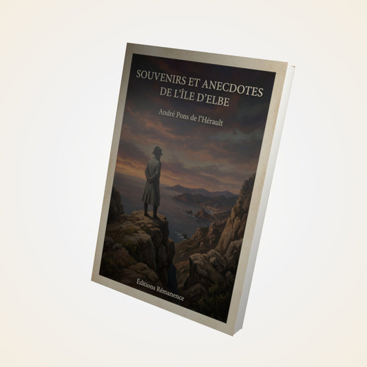 Livre Souvenirs et anecdotes de l'île d'Elbe - André Pons de l'Hérault - Couverture 3D