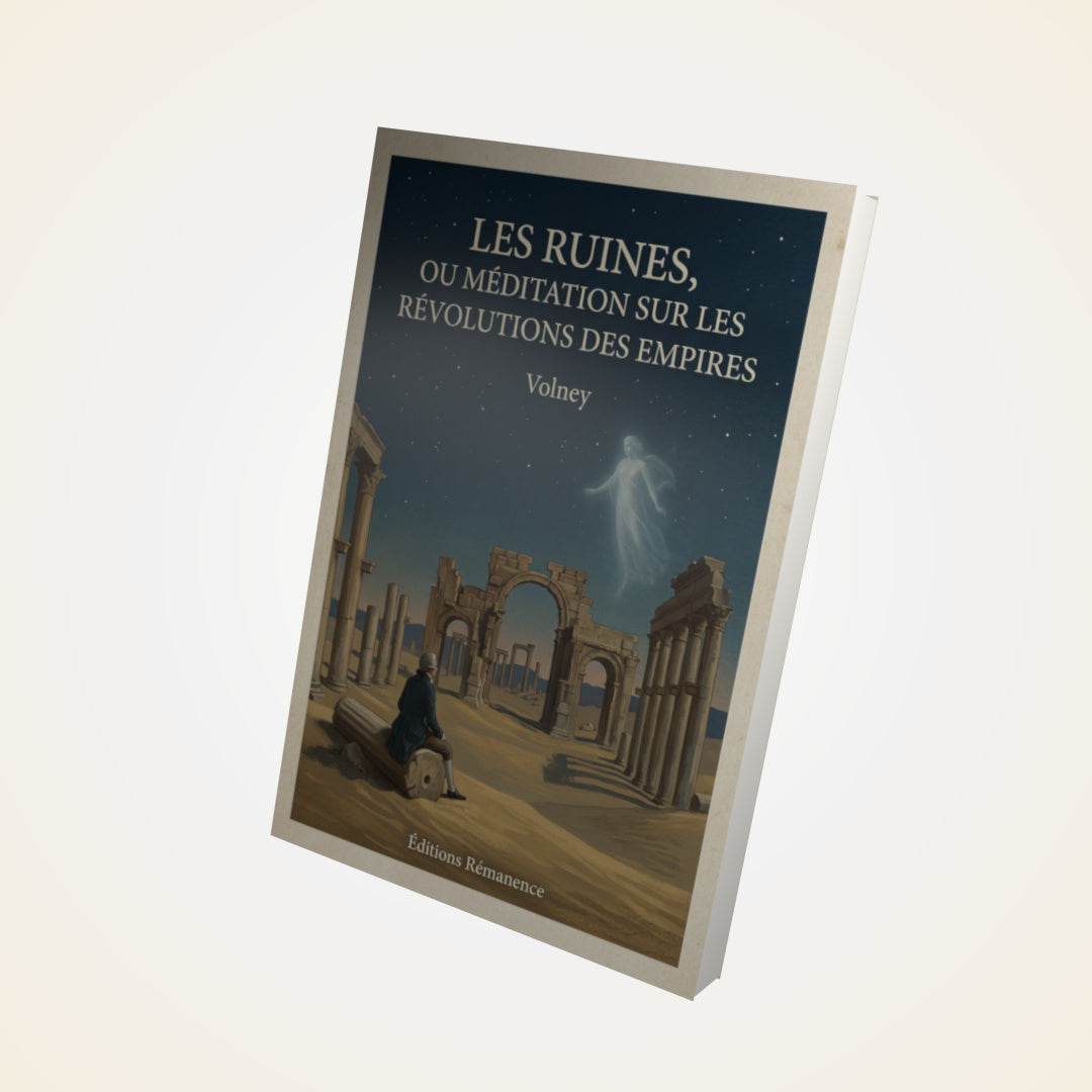 Livre Les Ruines, ou méditation sur les révolutions des empires - Volney - Couverture 3D
