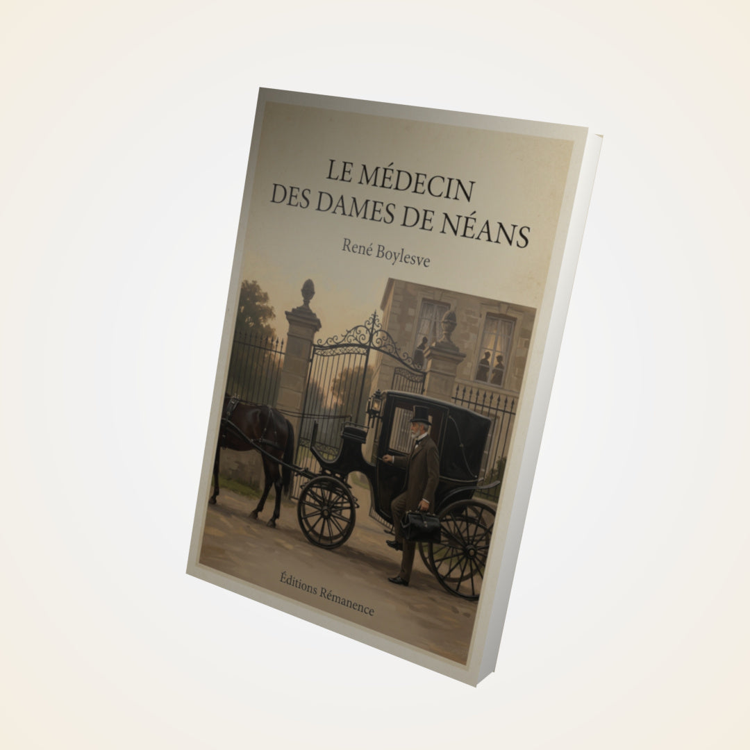 Livre Le Médecin des Dames de Néans - René Boylesve - Couverture 3D