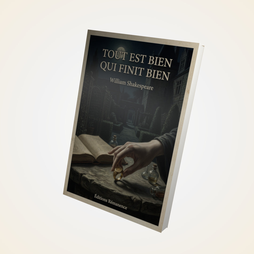 Livre Tout est bien qui finit bien - William Shakespeare - Couverture 3D