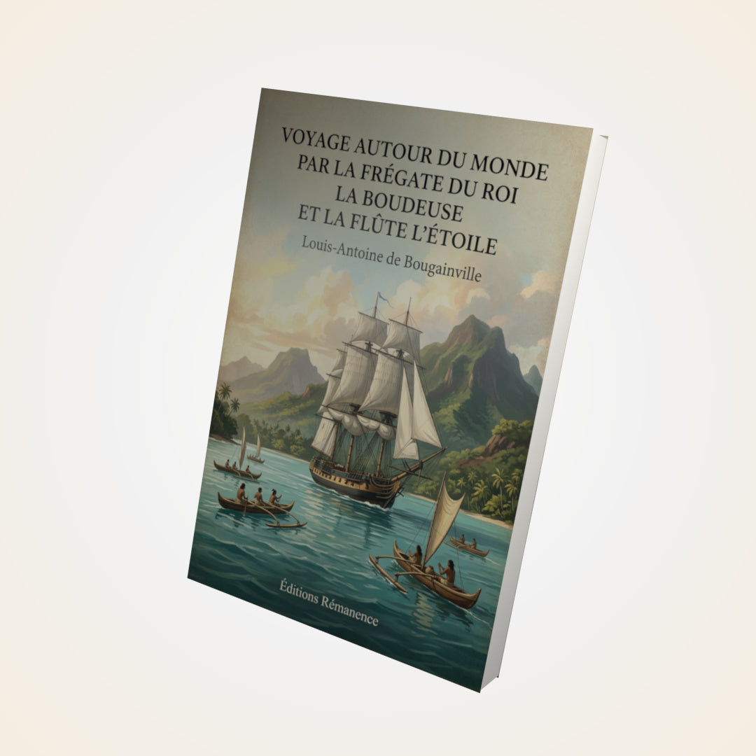 Livre Voyage autour du monde par la frégate du roi La Boudeuse et la flûte L'Étoile - Louis-Antoine de Bougainville - Couverture 3D