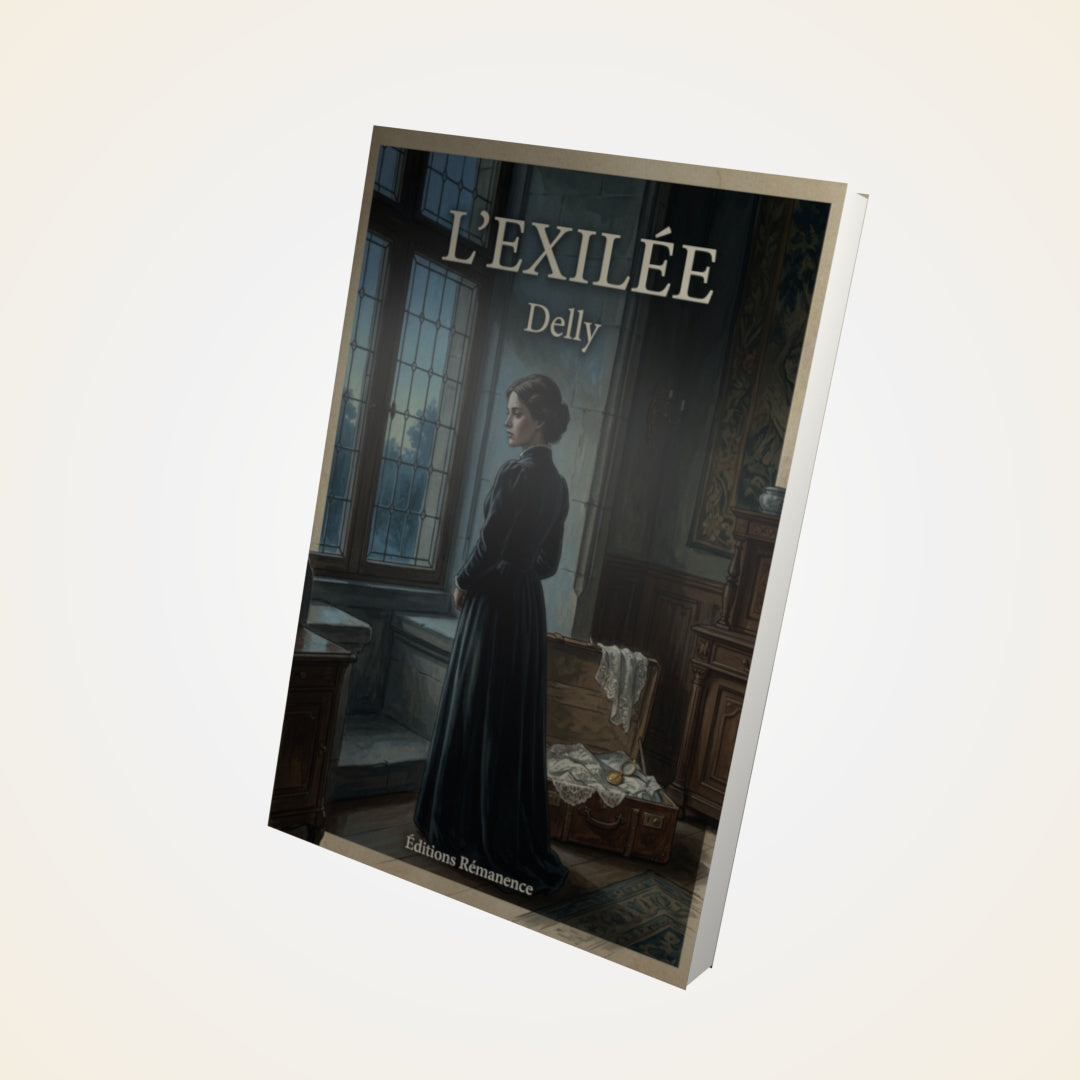Livre L'Exilée - Delly - Couverture 3D