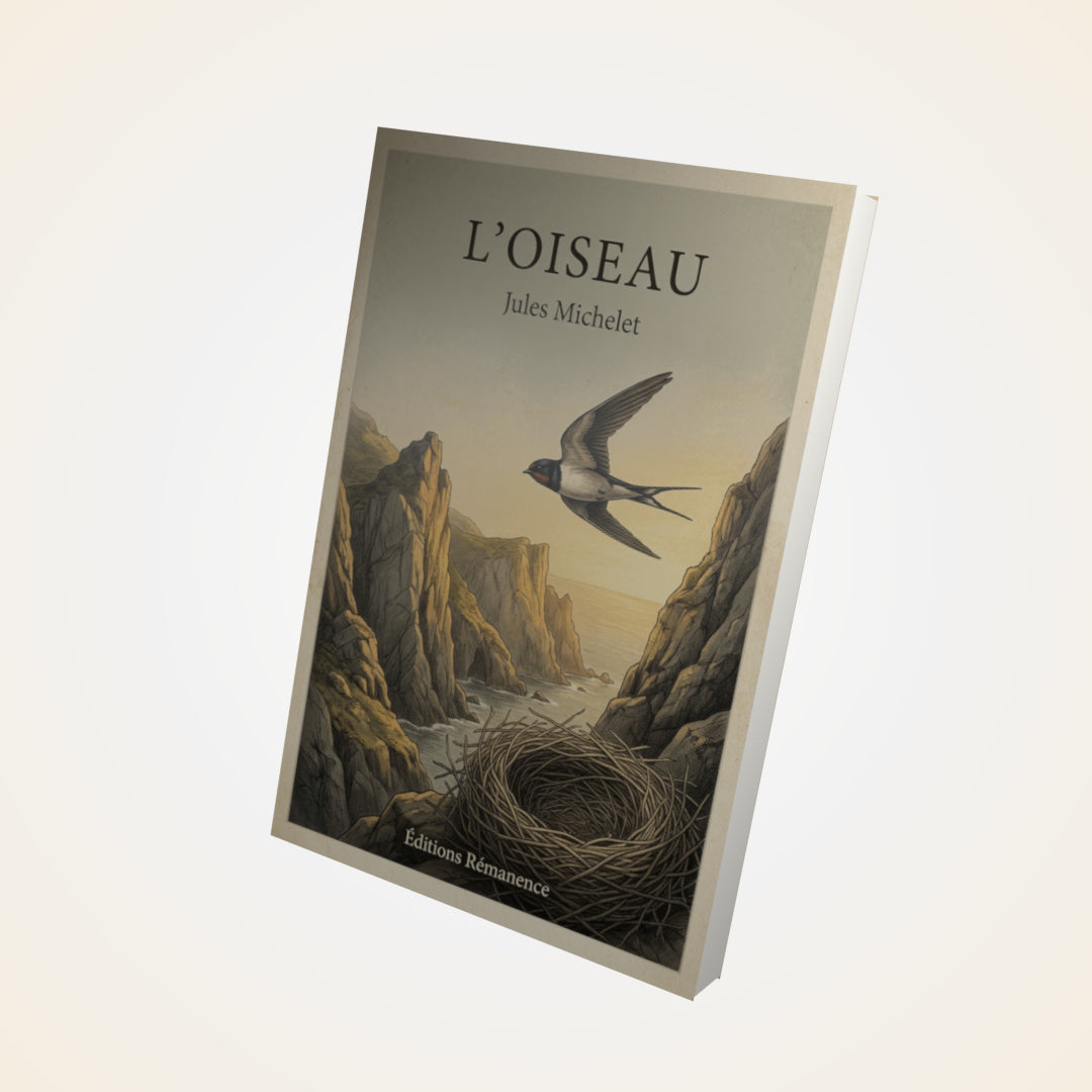 Livre L'oiseau - Jules Michelet - Couverture 3D