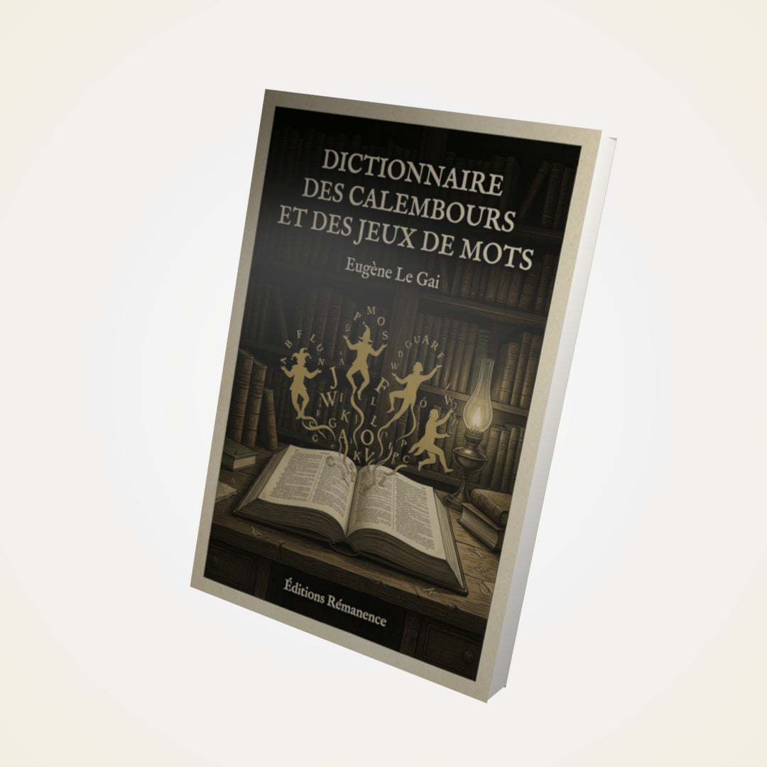 Livre Dictionnaire des calembours et des jeux de mots - Eugène Le Gai - Couverture 3D