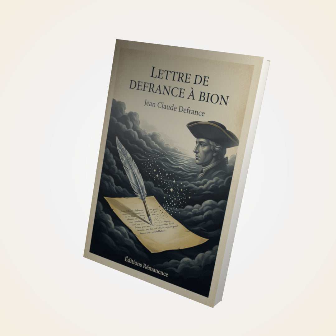 Livre Lettre de Defrance à Bion - Jean Claude Defrance - Couverture 3D