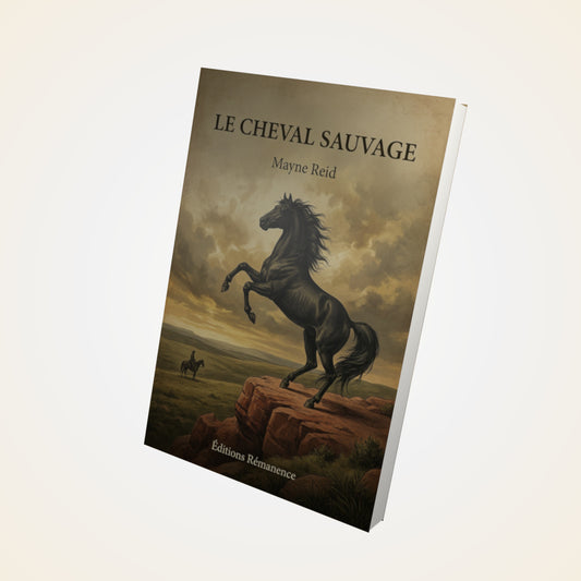 Livre Le cheval sauvage - Mayne Reid - Couverture 3D