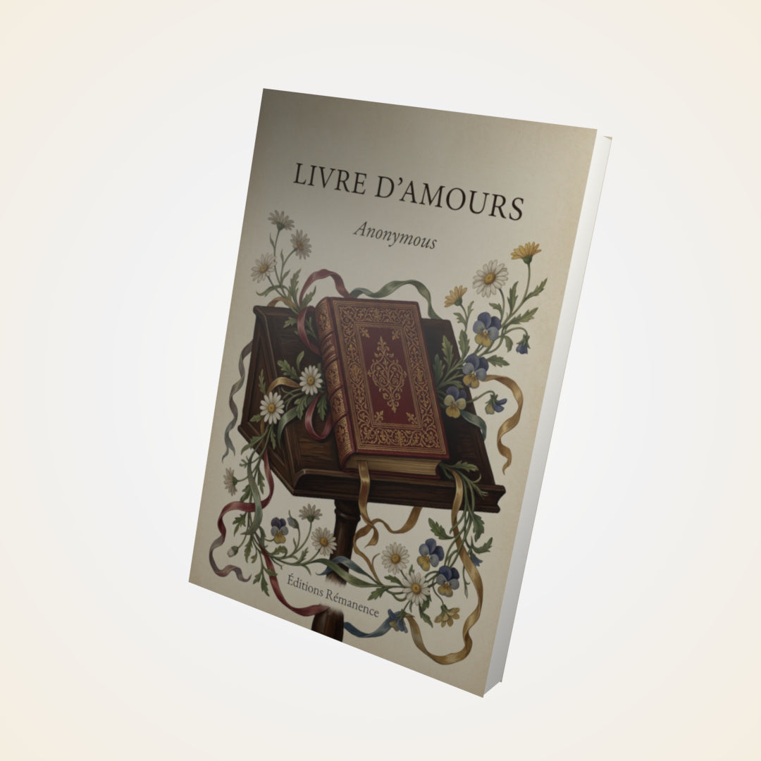 Livre Livre d'amours - Anonymous - Couverture 3D