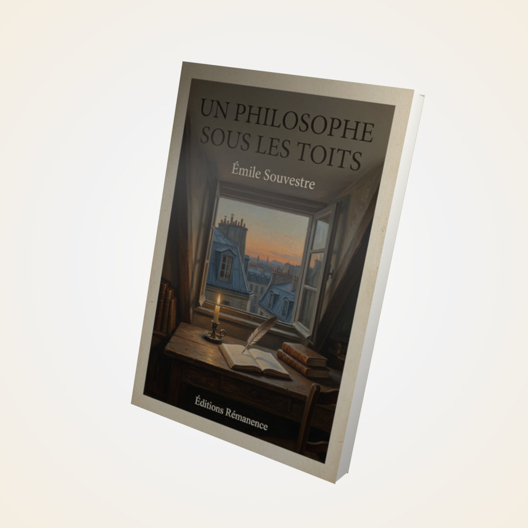 Livre Un philosophe sous les toits - Émile Souvestre - Couverture 3D