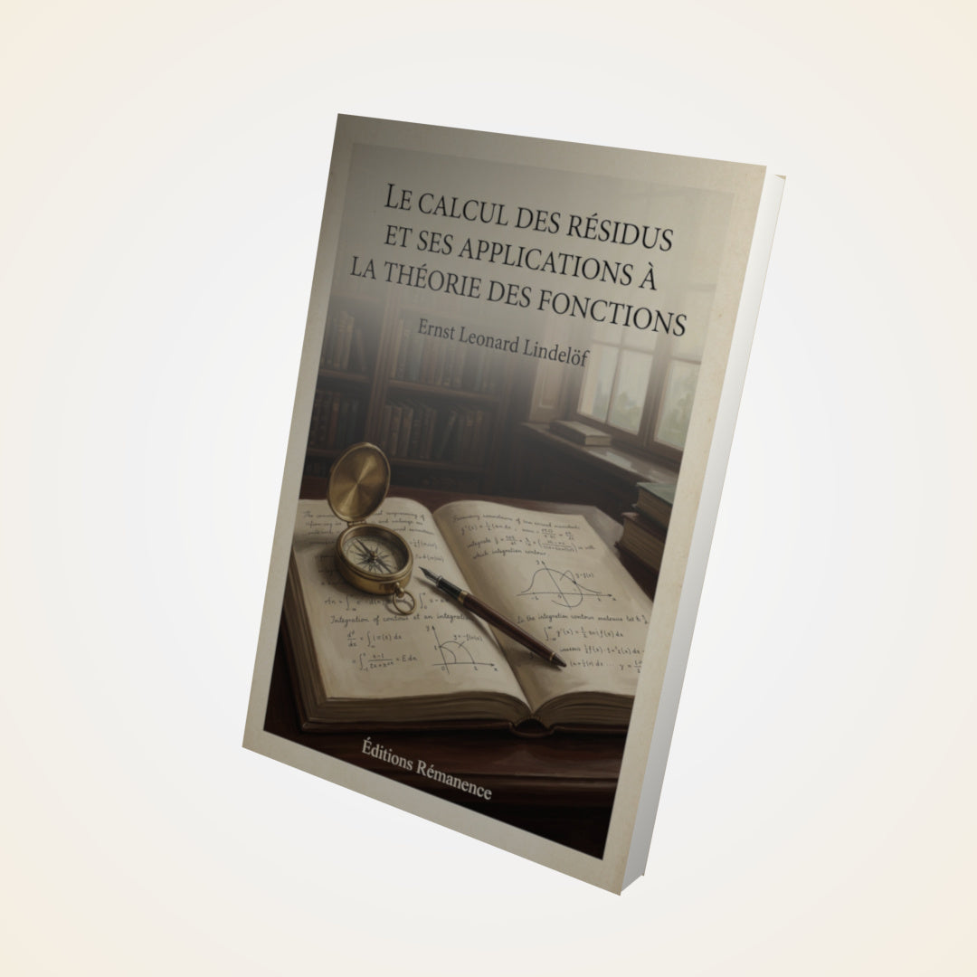 Livre Le calcul des résidus et ses applications à la théorie des fonctions - Ernst Leonard Lindelöf - Couverture 3D