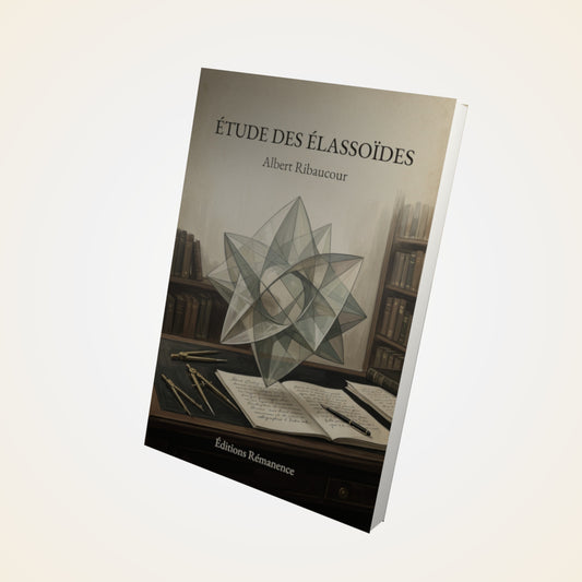 Livre Étude des Élassoïdes - Albert Ribaucour - Couverture 3D