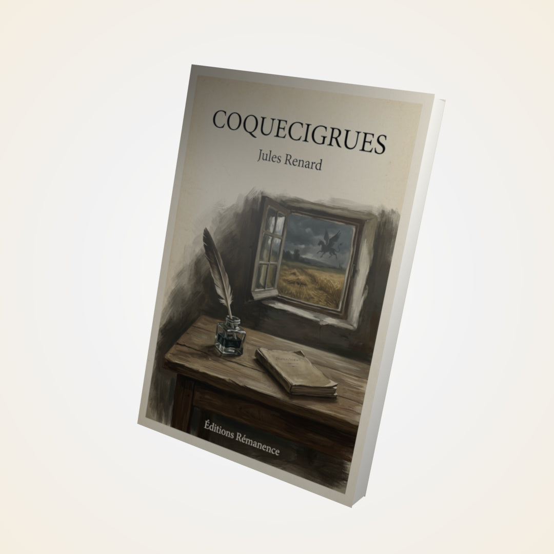 Livre Coquecigrues - Jules Renard - Couverture 3D