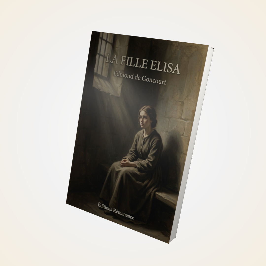 Livre La fille Elisa - Edmond de Goncourt - Couverture 3D