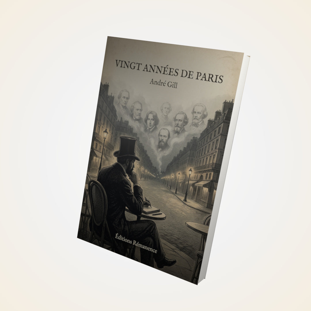 Livre Vingt années de Paris - André Gill - Couverture 3D