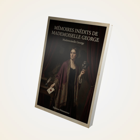 Livre Mémoires inédits de Mademoiselle George - Mademoiselle George - Couverture 3D