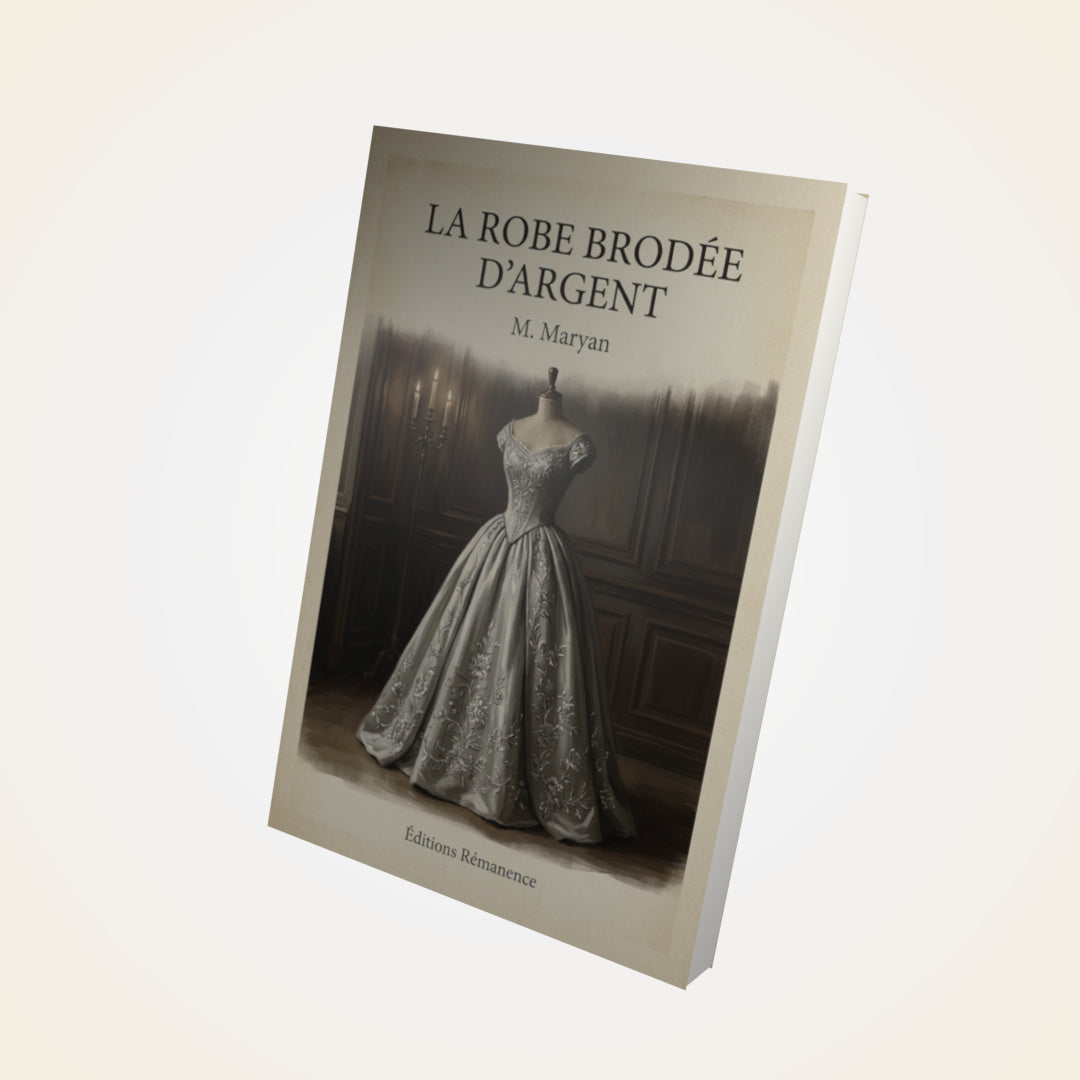 Livre La Robe brodée d'argent - M. Maryan - Couverture 3D