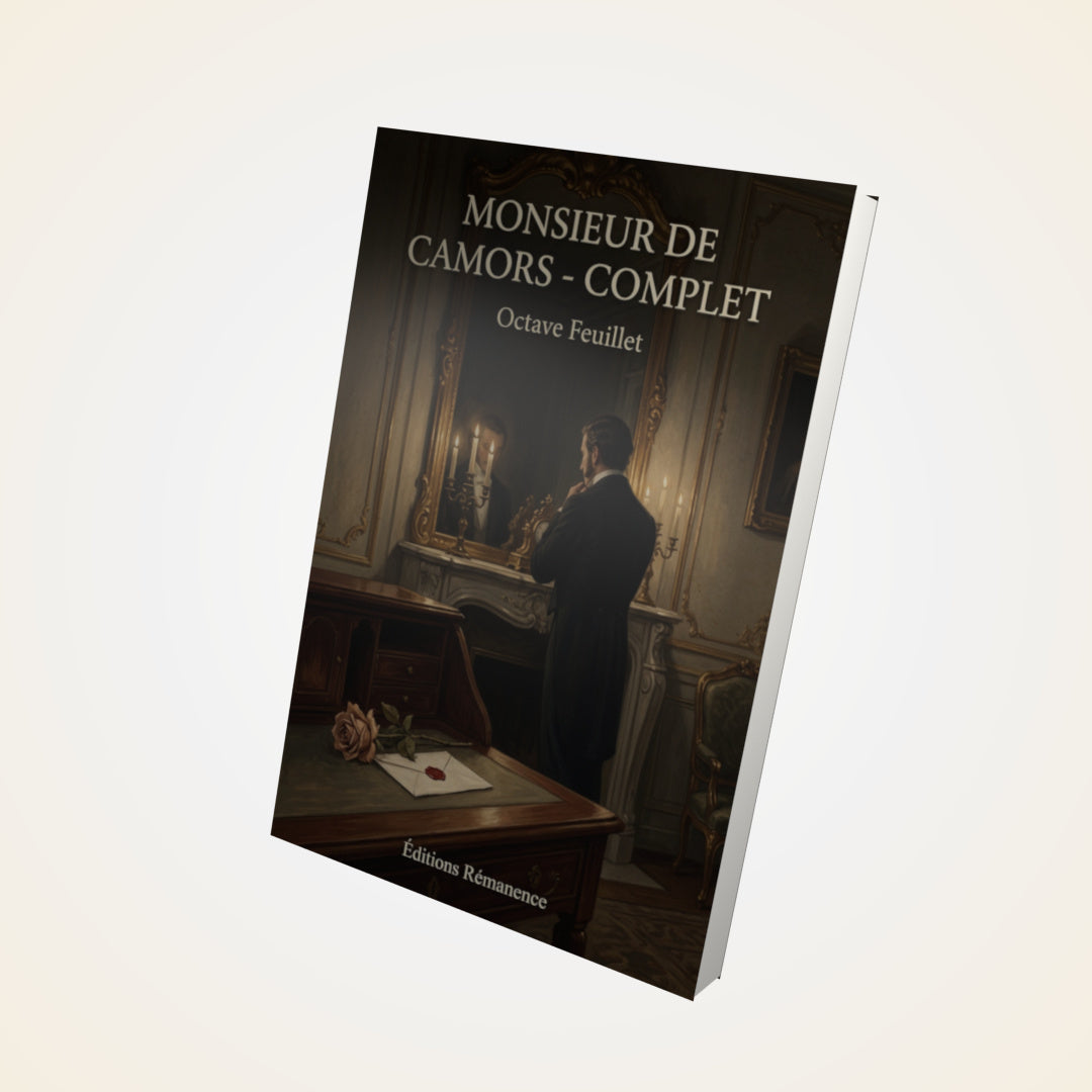 Livre Monsieur de Camors - Complet - Octave Feuillet - Couverture 3D