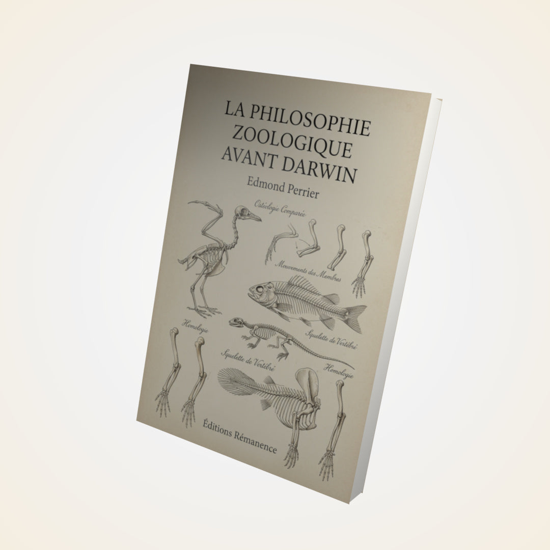 Livre La philosophie zoologique avant Darwin - Edmond Perrier - Couverture 3D