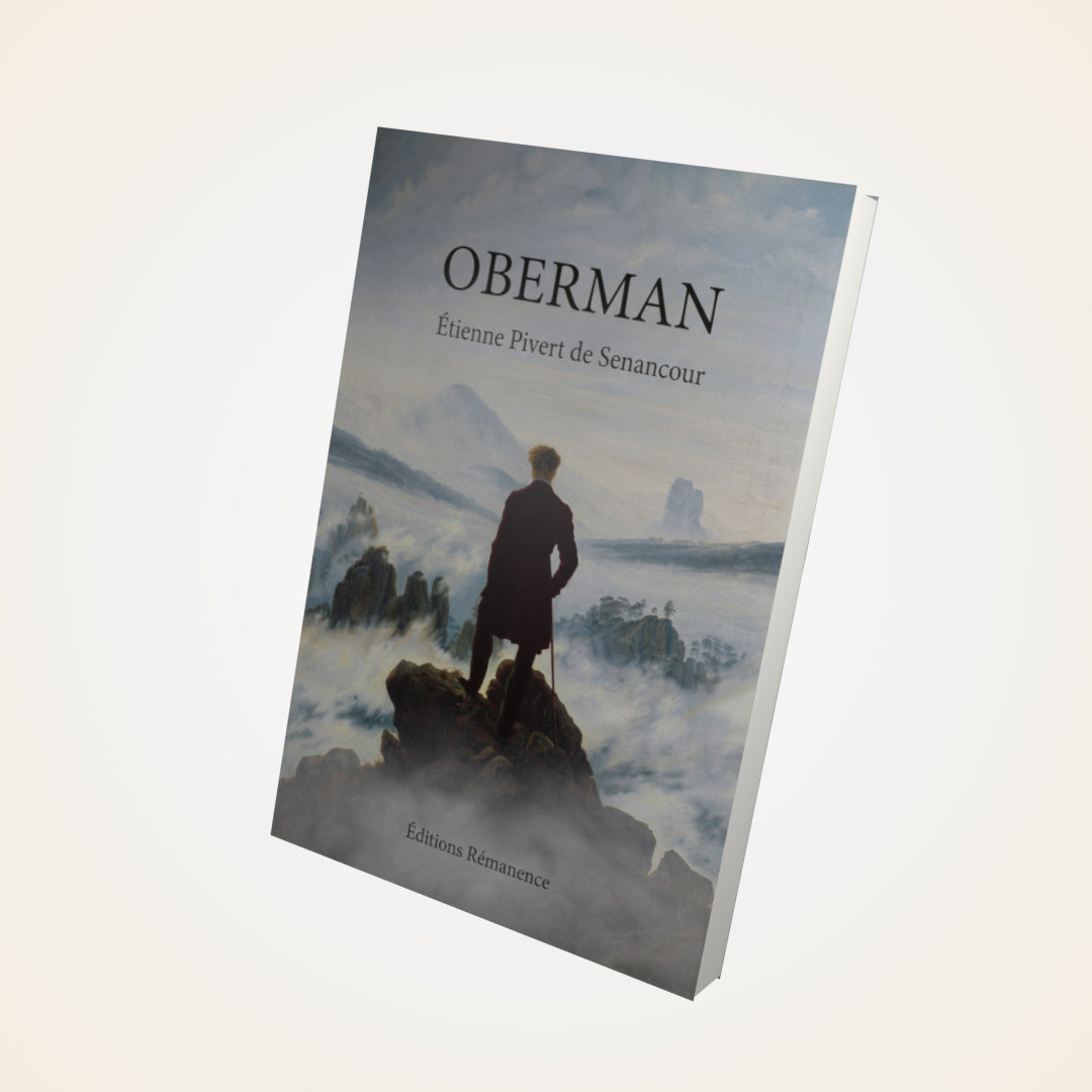 Livre Oberman - Étienne Pivert de Senancour - Couverture 3D