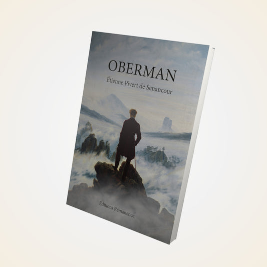 Livre Oberman - Étienne Pivert de Senancour - Couverture 3D