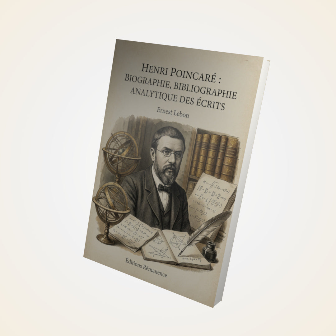 Livre Henri Poincaré : Biographie, Bibliographie Analytique des Écrits - Ernest Lebon - Couverture 3D