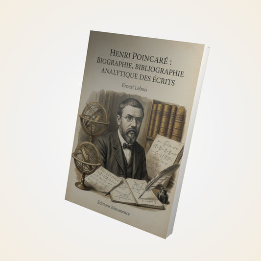 Livre Henri Poincaré : Biographie, Bibliographie Analytique des Écrits - Ernest Lebon - Couverture 3D