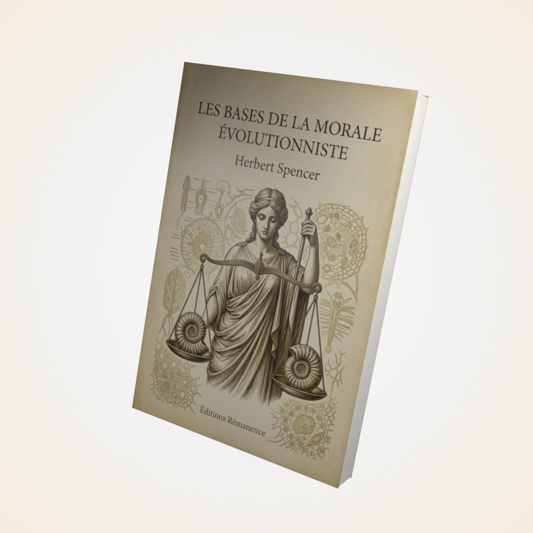 Livre Les bases de la morale évolutionniste - Herbert Spencer - Couverture 3D