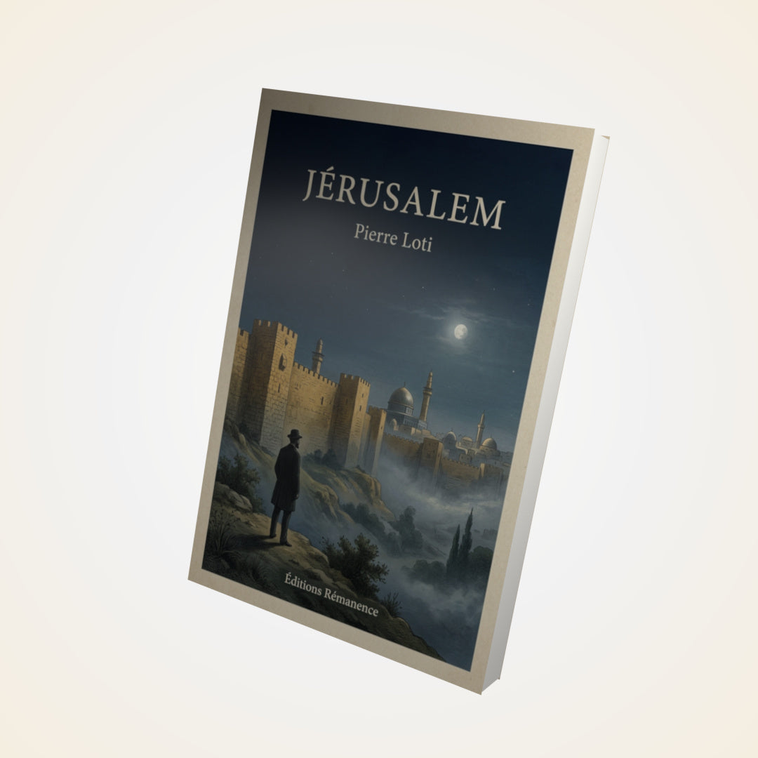 Livre Jérusalem - Pierre Loti - Couverture 3D