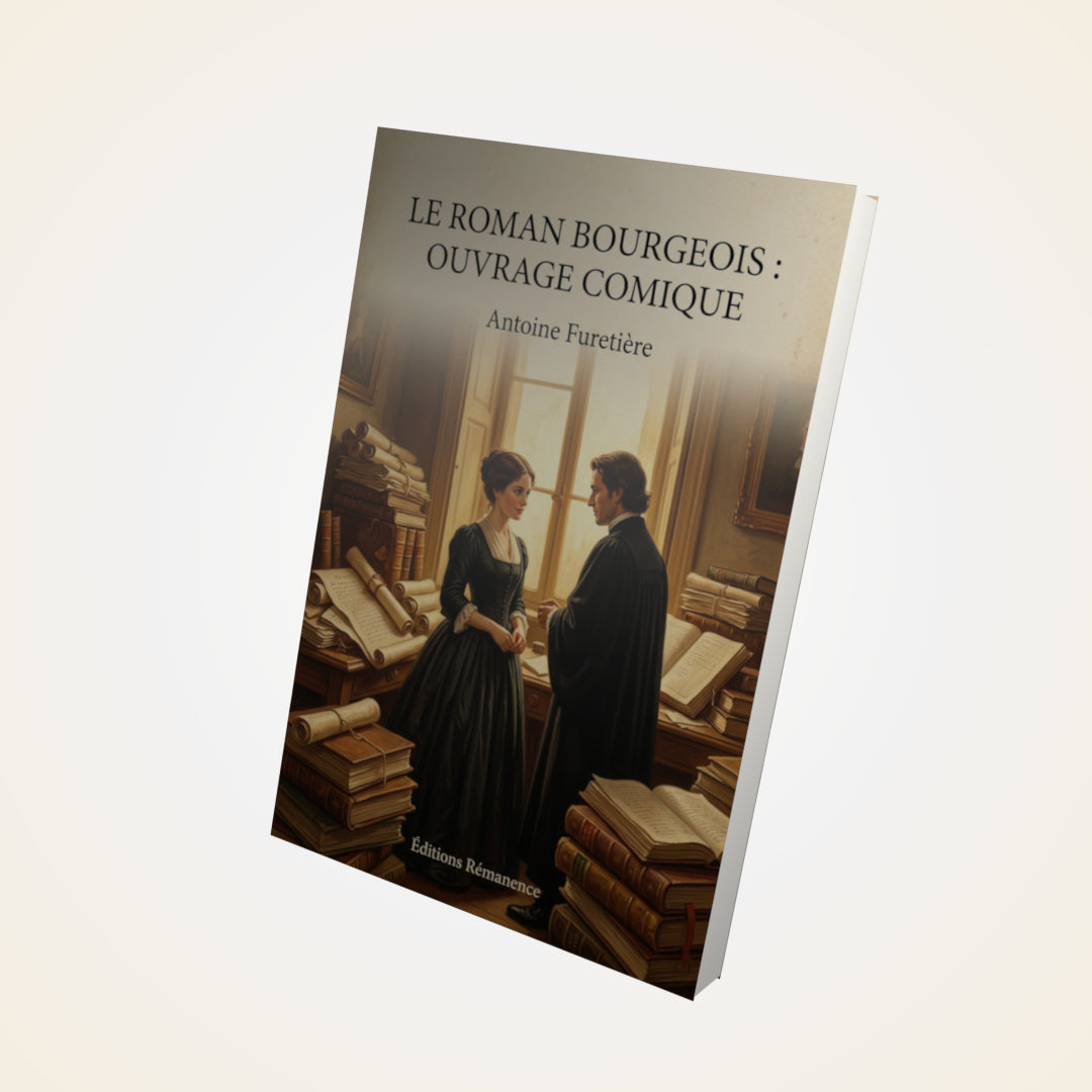 Livre Le roman bourgeois : Ouvrage comique - Antoine Furetière - Couverture 3D