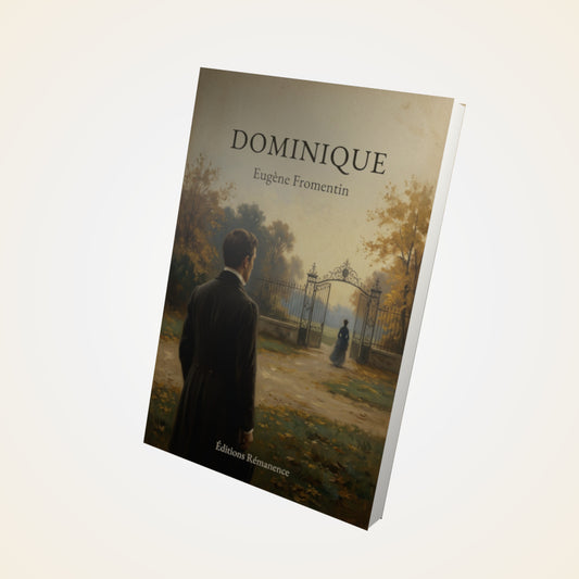 Livre Dominique - Eugène Fromentin - Couverture 3D