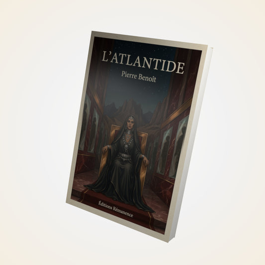 Livre L'Atlantide - Pierre Benoît - Couverture 3D