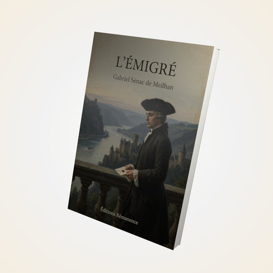 Livre L'Émigré - Gabriel Sénac de Meilhan - Couverture 3D
